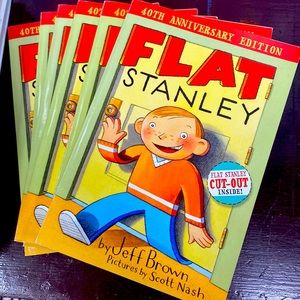 40th Anniversary Edition of Flat Stanley - class set of 6